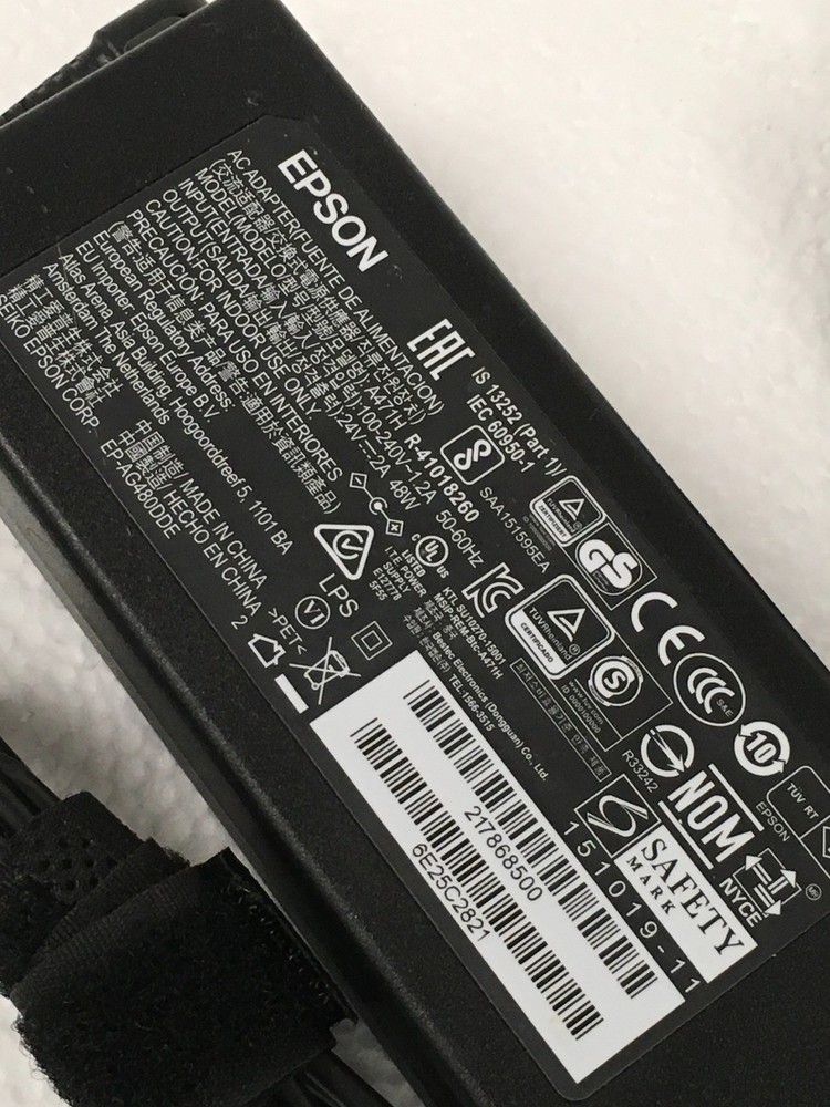 Epson WorkForce DS-7500 Sheetfed Document Scanner w/ 11K Scan Count, AC Adapter