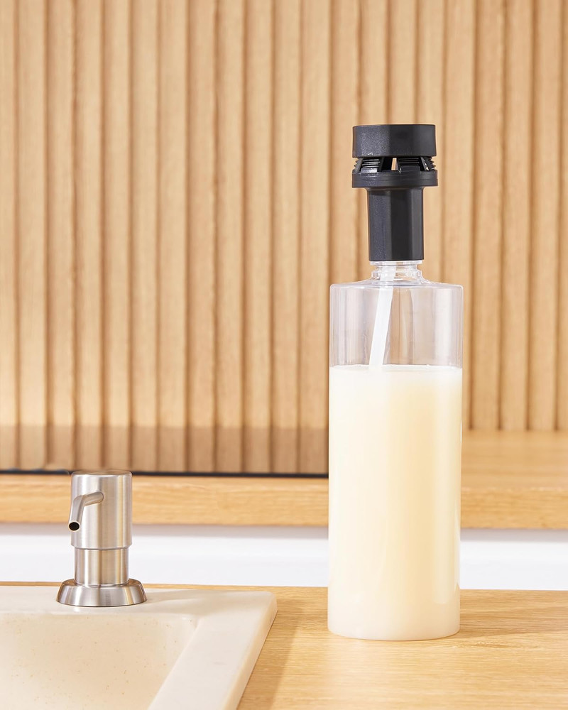 Updated Soap Dispenser Bottle for Kitchen Sink Replacement - 500Ml/17Oz Soap Bot