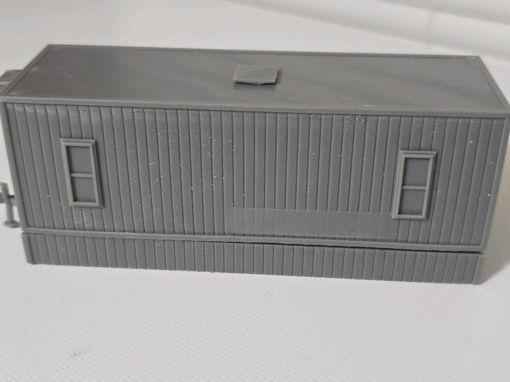 N Scale 10x30 Mobile Site Office Undecorated Kit 3d Printed