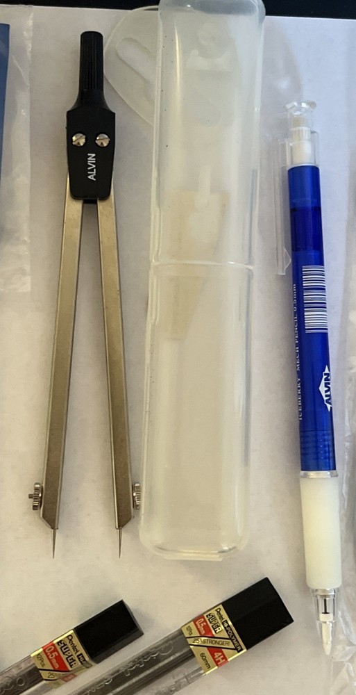 alvin drafting tools lot