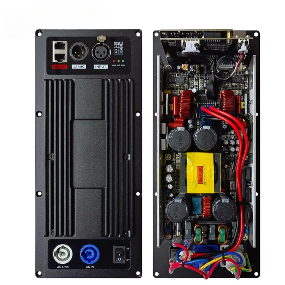 Digital Audio Sound 400W AMP ClassD 2Channel Power Line Array Active Amplifier