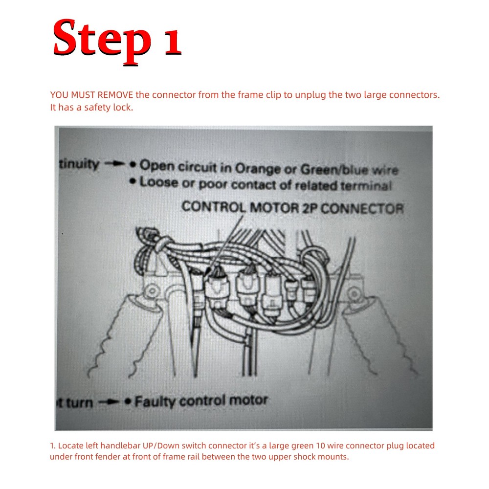 NEW For Honda ES Shift Rancher 350 ES Bypass Angle Sensor Shift Motor Computer