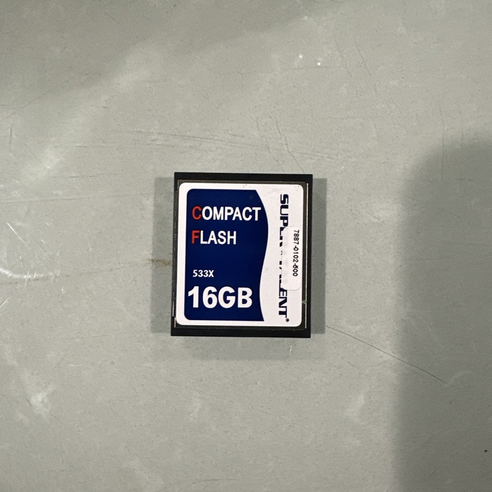 16gb Super Talent 533x compactflash  memory card CF cam