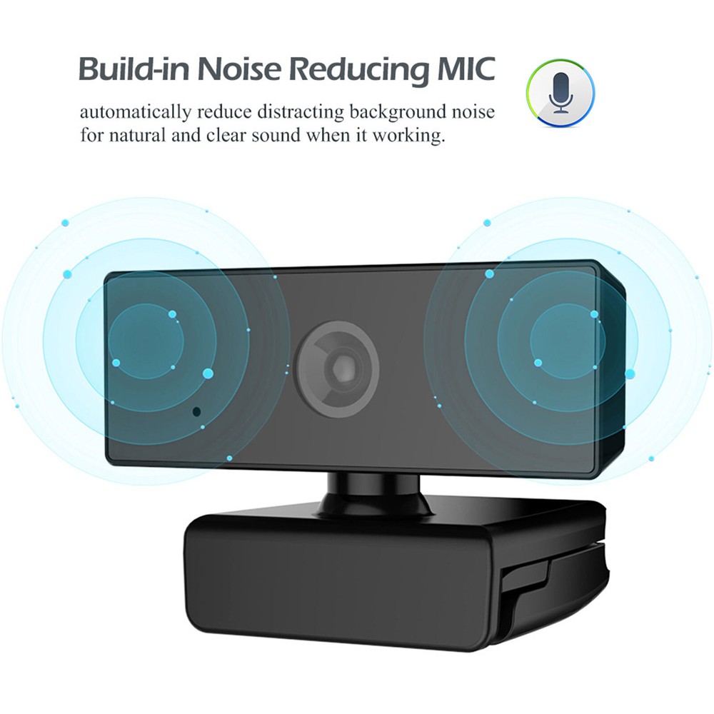 HD 1080P Webcam with Microphone Fast Autofocus Webcam USB Computer Camera