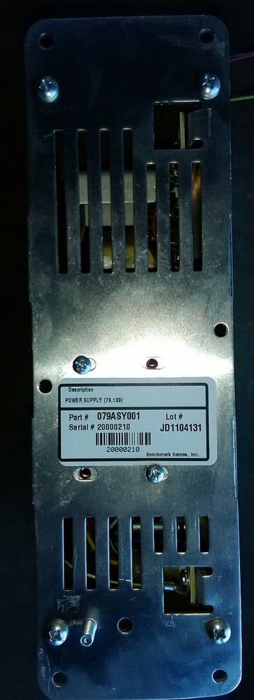 BENCHMARK GAMES POWER SUPPLY MODEL#-079ASY001