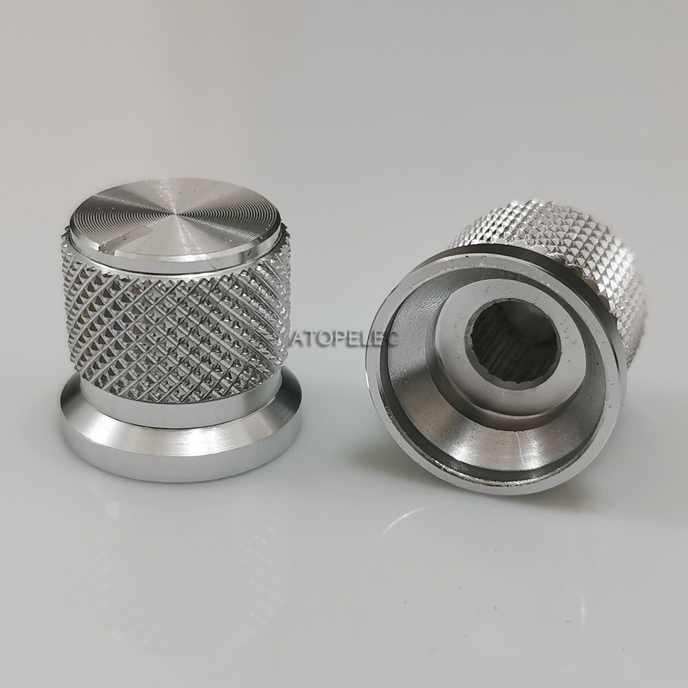 17*16mm Solid Full Aluminum Knob HiFi Audio AMP DAC Potentiometer 6mm Knurl CNC