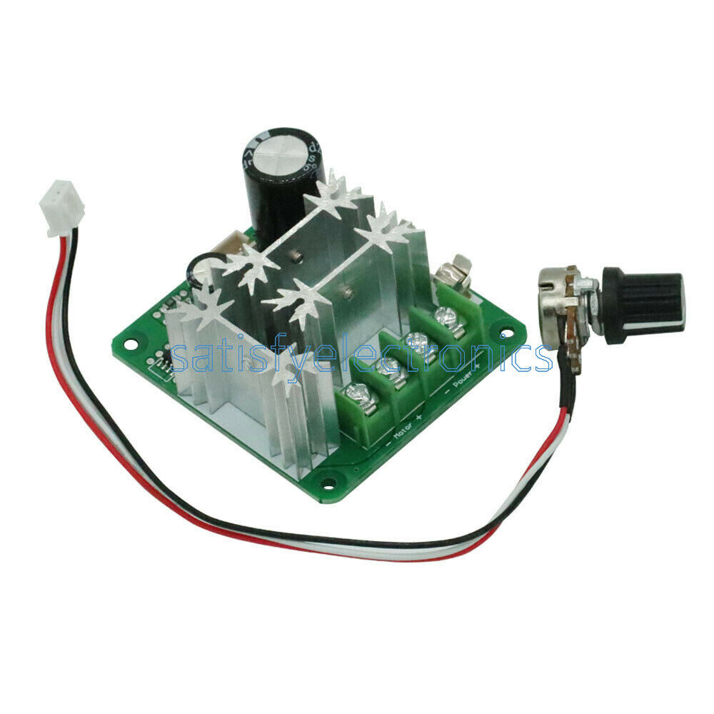 NEW 6-90V 15A DC Motor Speed Controller Pulse Width PWM Speed Regulator Switch