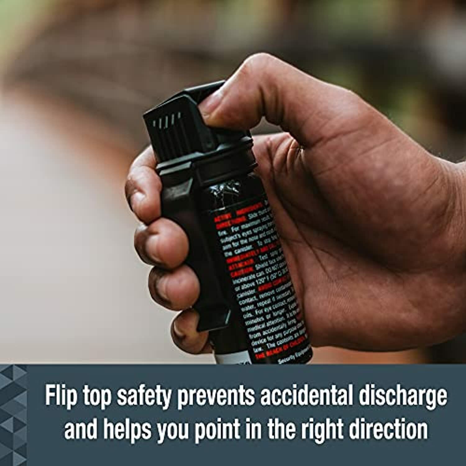 SABRE Crossfire Pepper Gel, Maximizes Target Acquisition, Deploys At Any Angle,