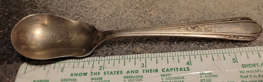 Vision Silver Plate Sugar Spoon Vintage