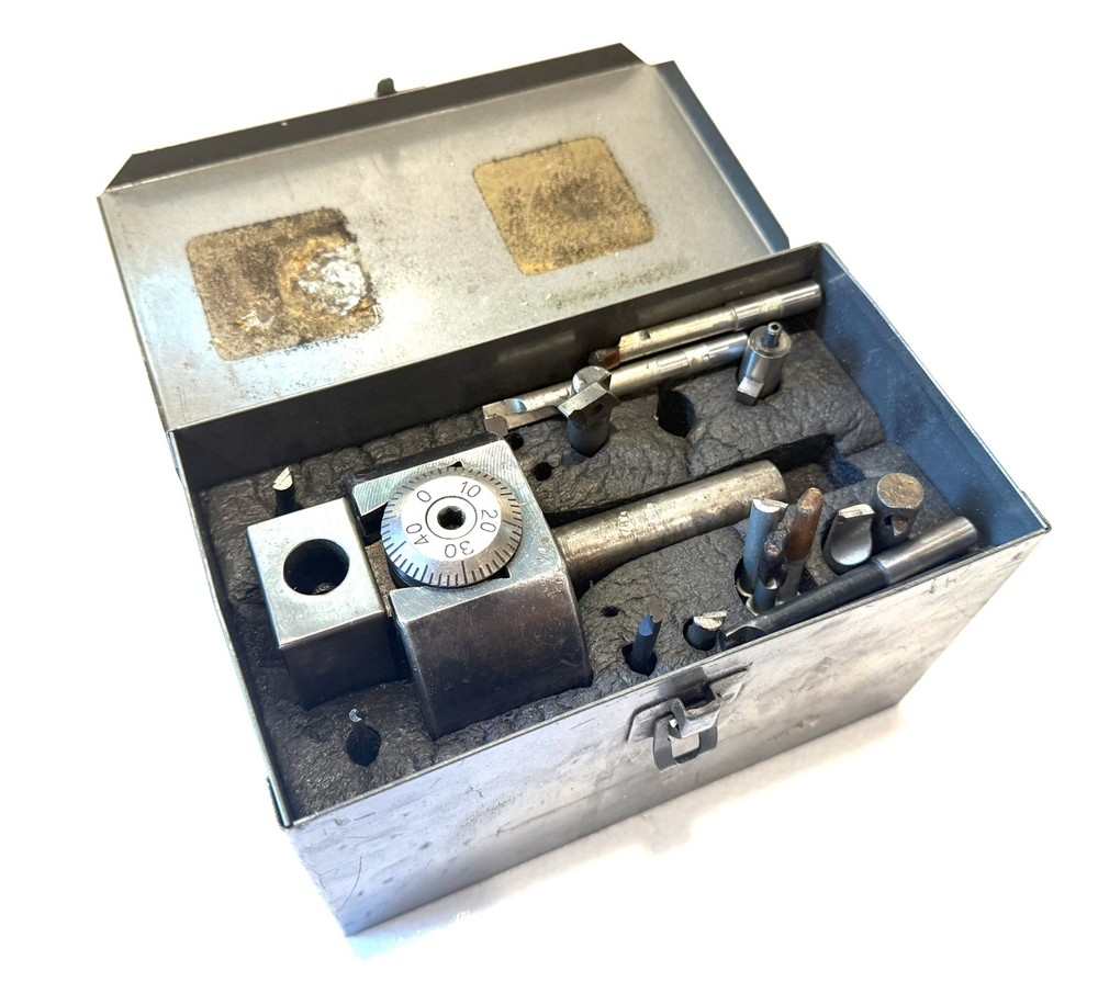 USED Bridgeport Boring Head Set w/ Case & Tooling No.2