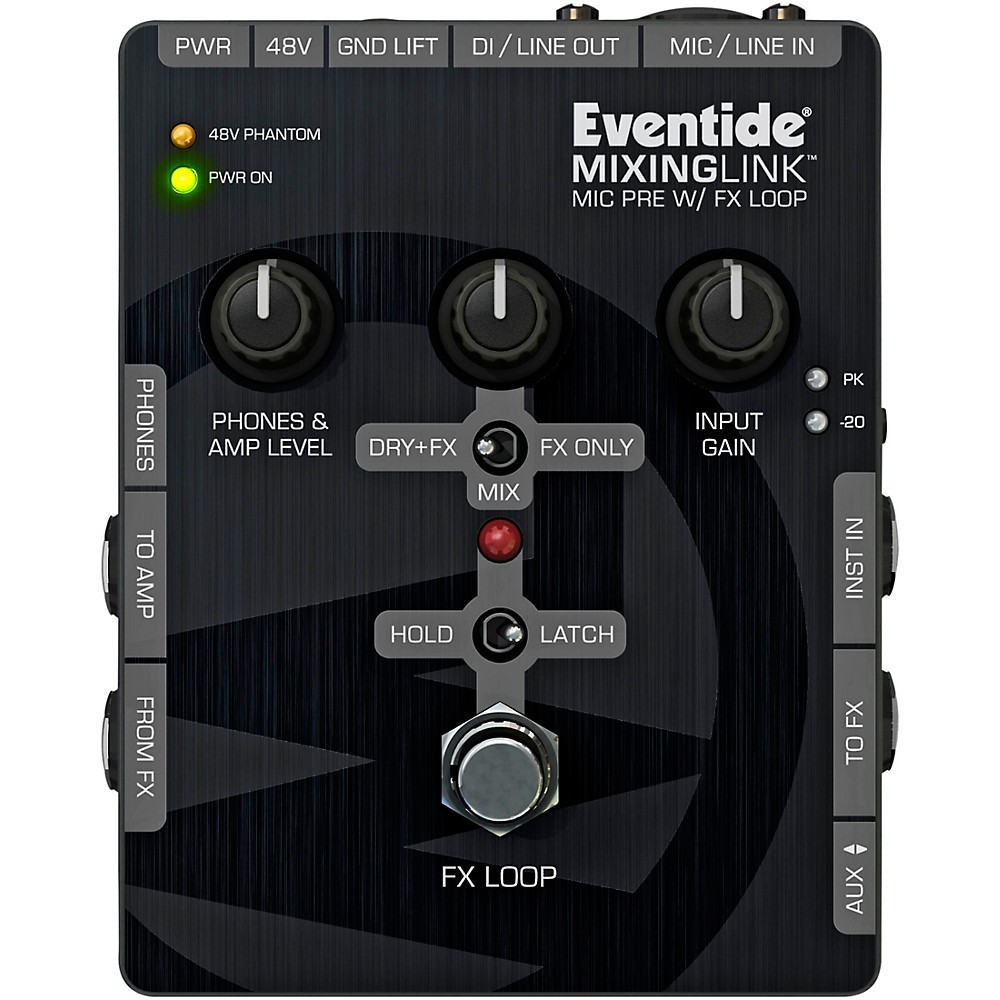 Eventide H90 Harmonizer Guitar Multi-Effects Pedal/MixingLink Mic Pre w/FX Loop
