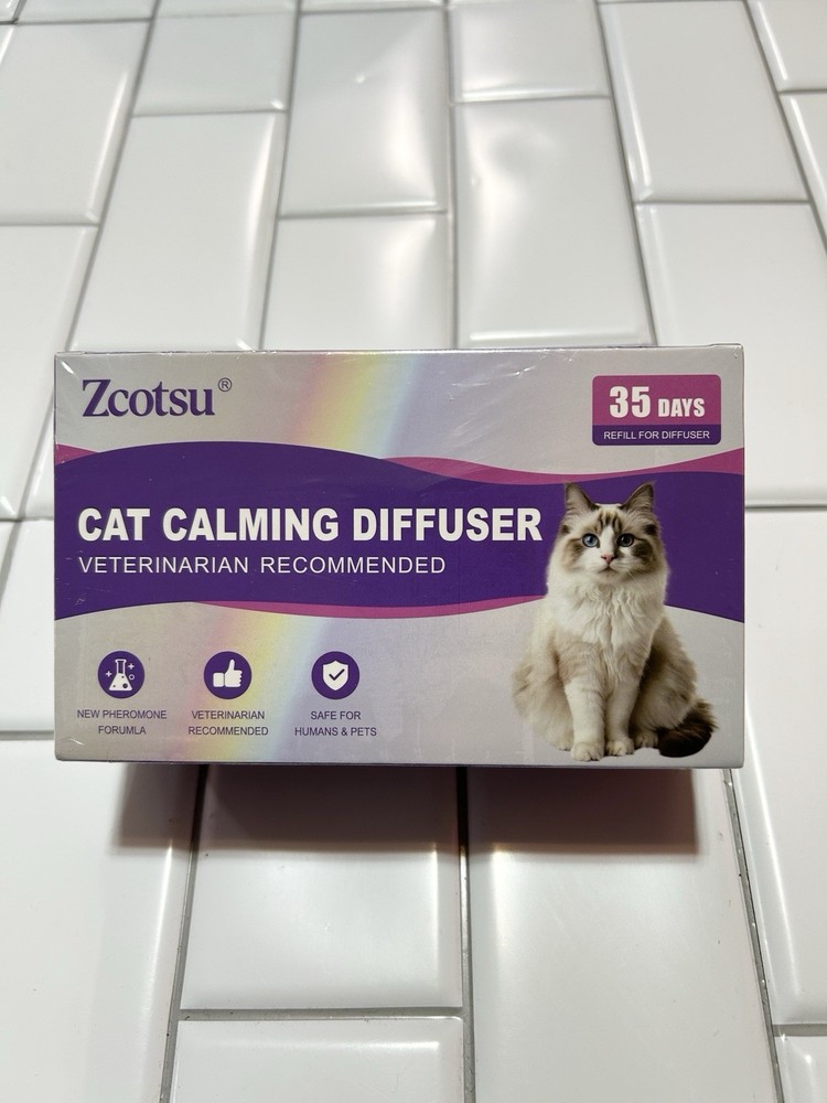 Cat Calming Pheromone Diffuser With 2 Refills Effectively Relieve Anxiety Stress