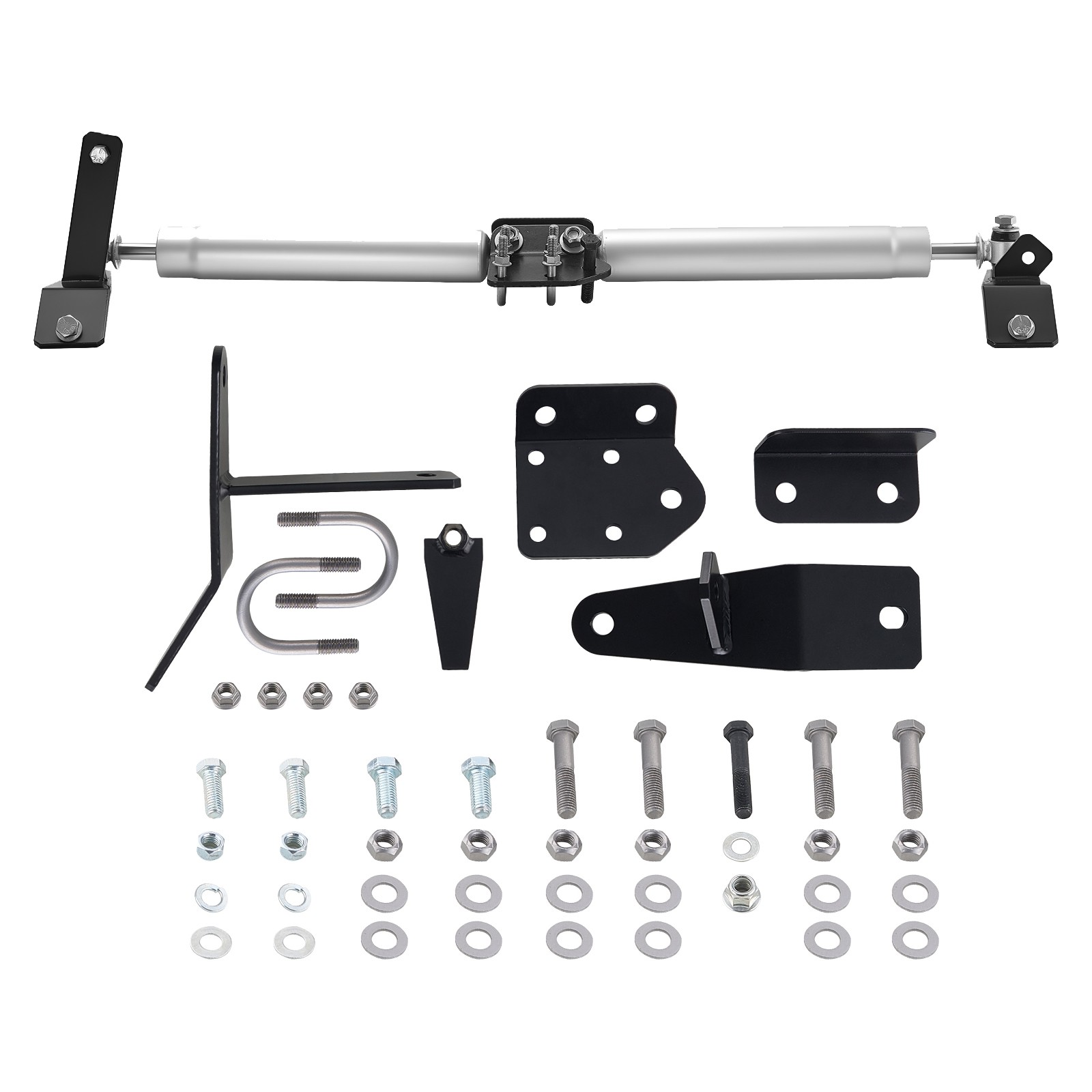 Uimoso Dual Steering Stabilizer for 2003-2012Dodge Ram 2500/3500 4WD 2-inch Lift