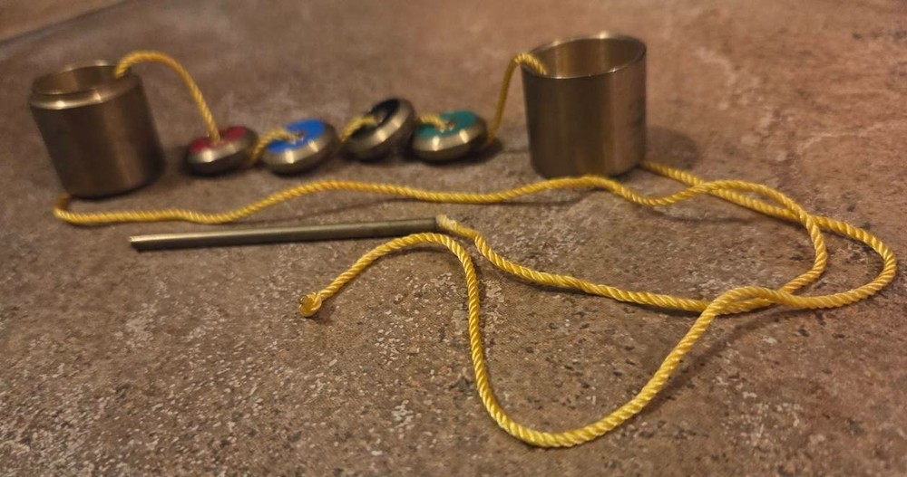 Psychic Brass Disk Escape Magic Mentalism Tricks