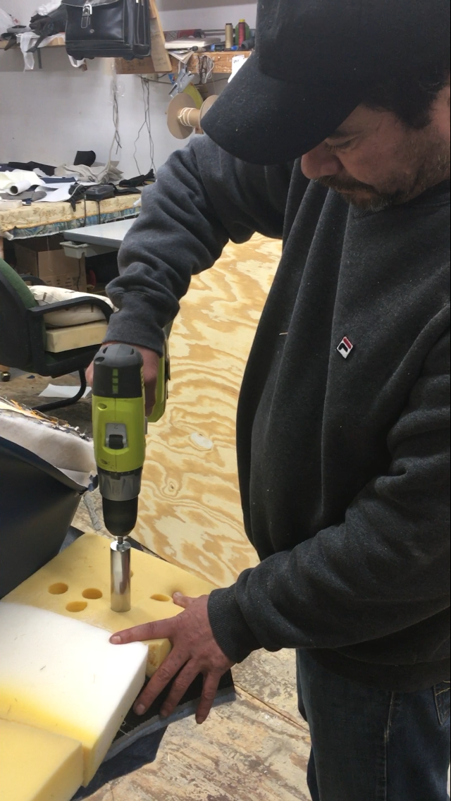 Foam Hole Cutter By Full Set 3/4". 25/32" .7/8".1".1-1/8".1-3/16".1-3/8".1-1/2"