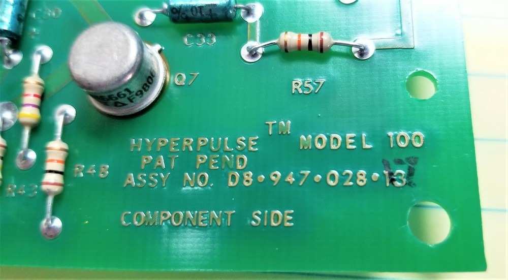 PRC CORP. HYPERPULSE BOARD MODEL 100, D8-947-028-13 [B10S4]#1