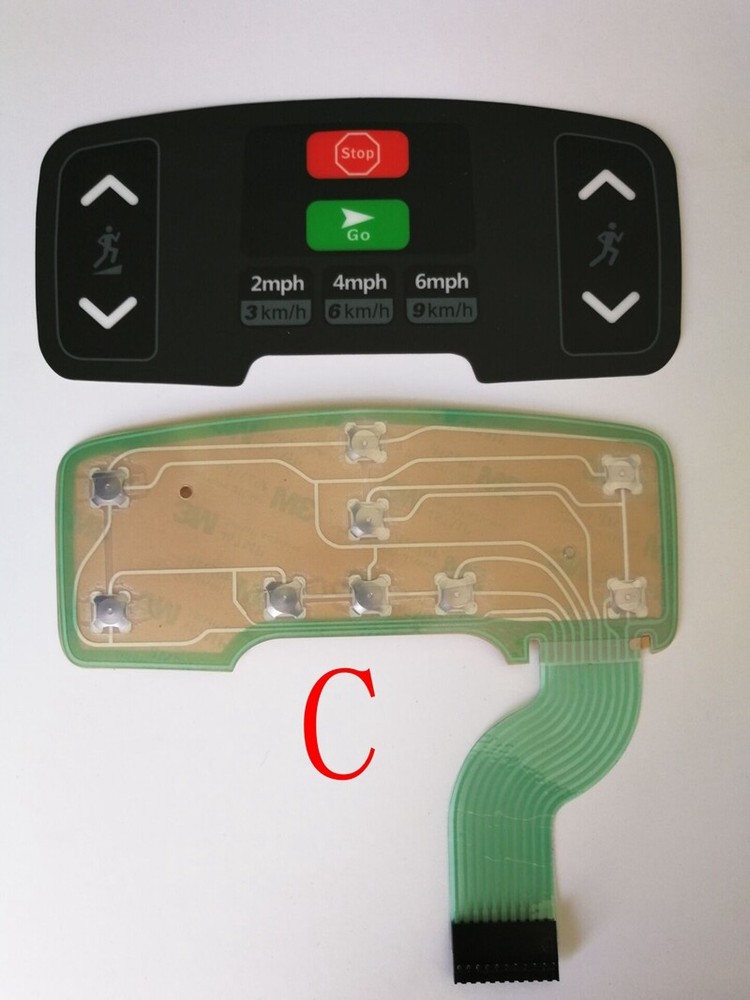 1PCS NEW FOR  95TE/A 95T ast S3 treadmill button panel membrane switch ( C )