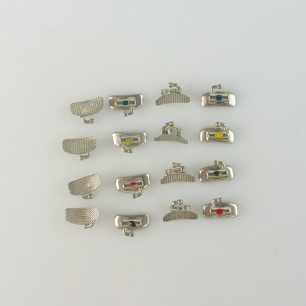 40pc Dental Buccal Tubes Orthodontic brackets 1st Molar 2nd Roth/MBT Non-Convert