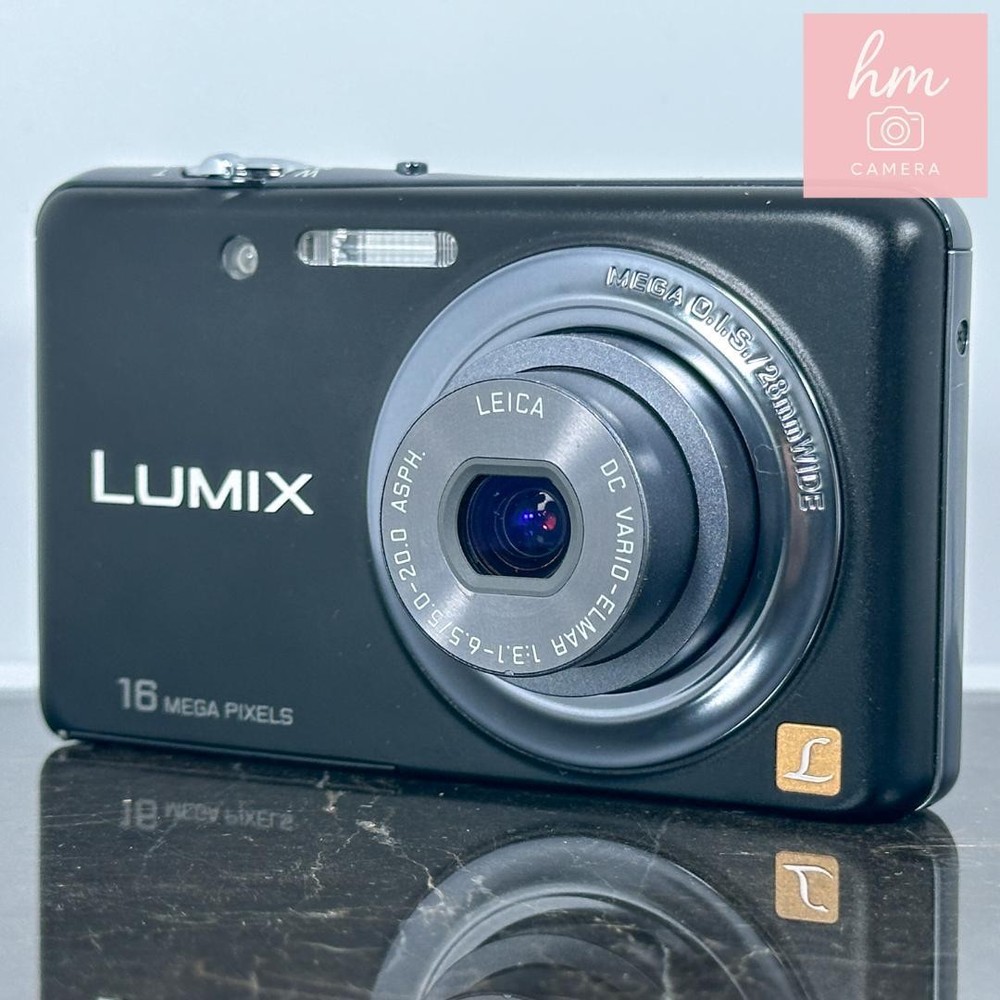 Panasonic DMC FH7 Black Digital Camera Compact Camera Excellent Condition