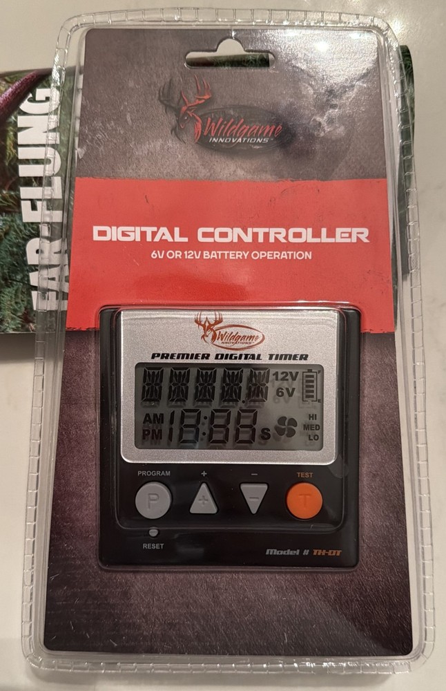 2 - Wildgame Innovations TH-DT Digital Controller 6V or 12V Feeder Timer - NEW!