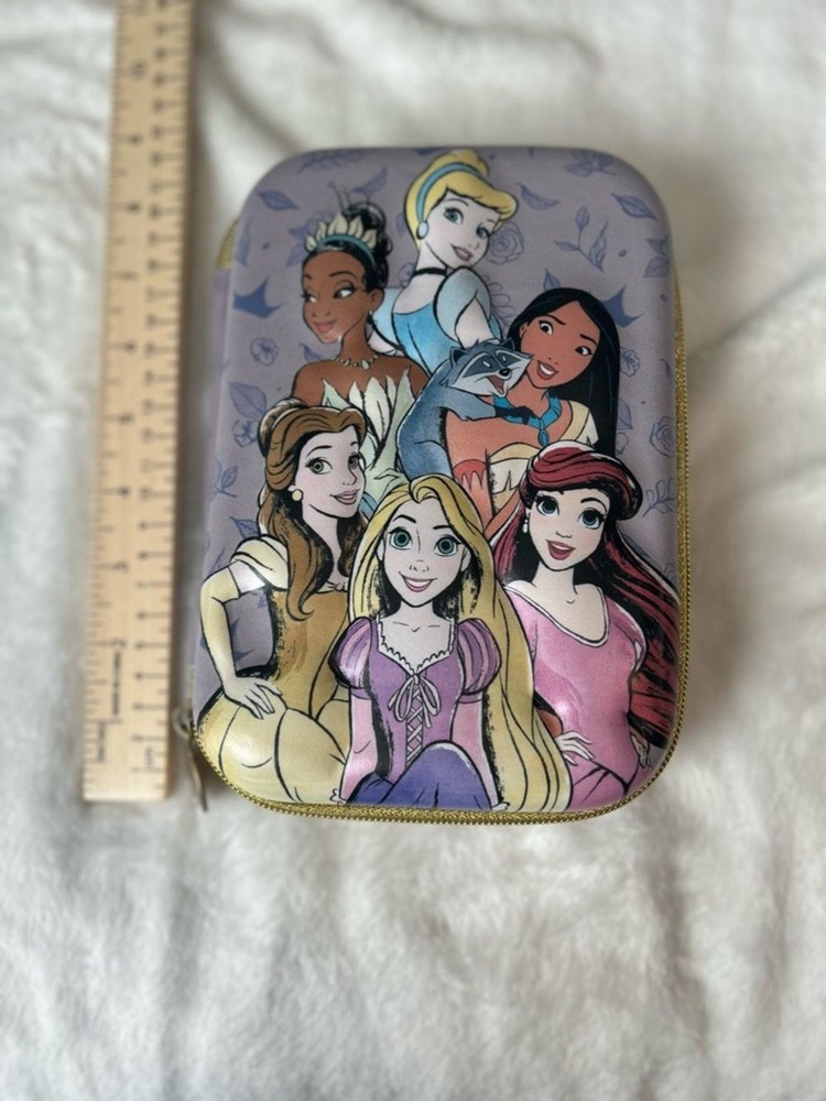 Disney Princess hard shell zip closure pencil case