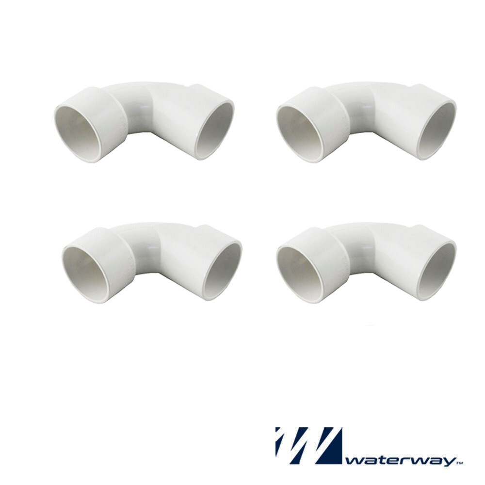 WATERWAY 2 1/2" SOCKET x 2 1/2" SOCKET SWEEP LONG 90 | 411-9150 ( 4 Pack )