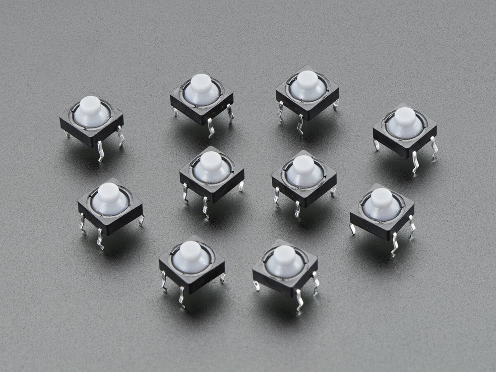 [3DMakerWorld] Adafruit Soft Tactile Button 8mm (10 Count)