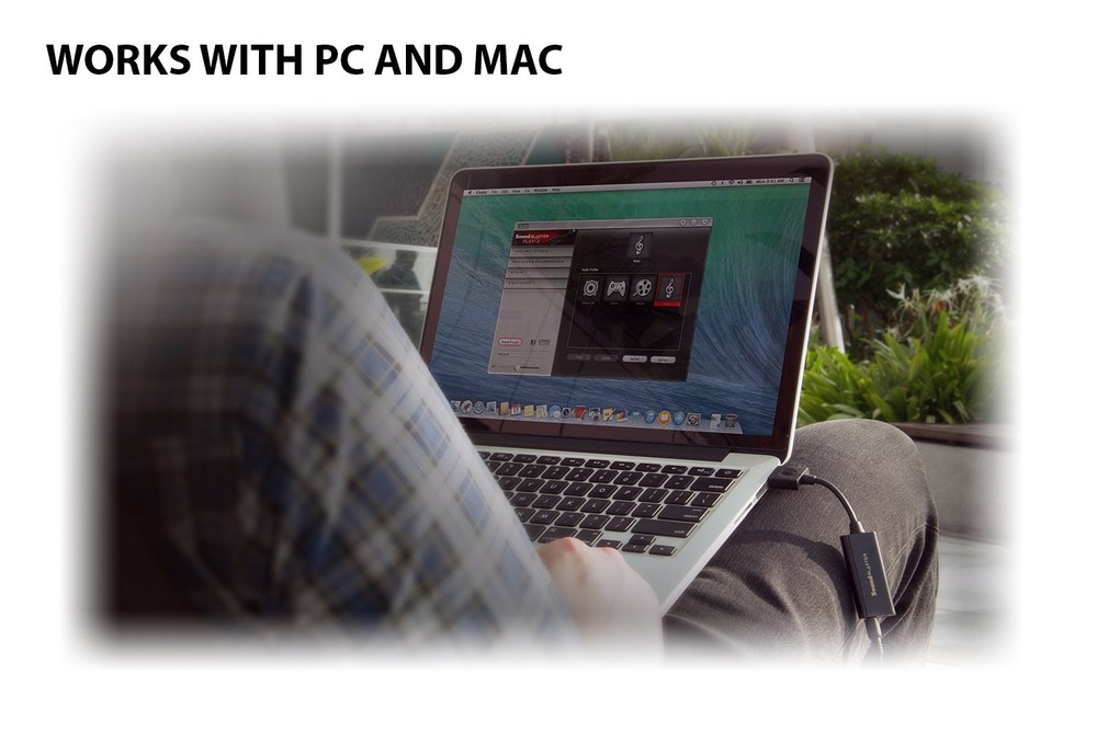 USB Sound Adapter for Windows Mac - 24-Bit 96Khz Playback, Plug Play