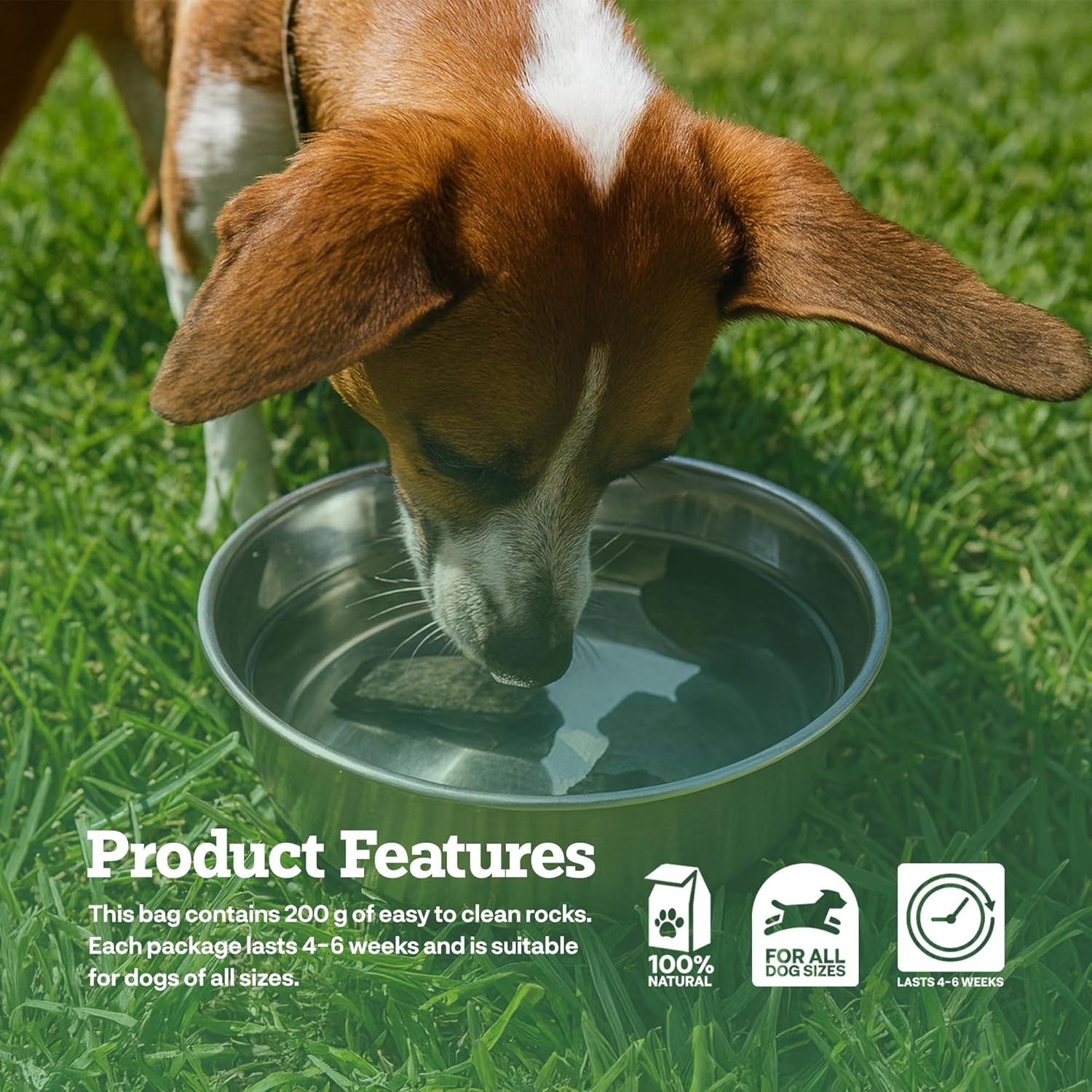 Dog Rocks for Urine Burning Grass 200g - Made in Australia