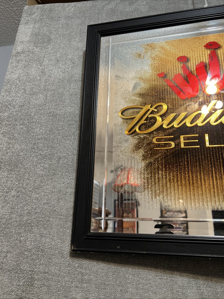 Budweiser Select 2002 Vintage Beer Mirror 24x22
