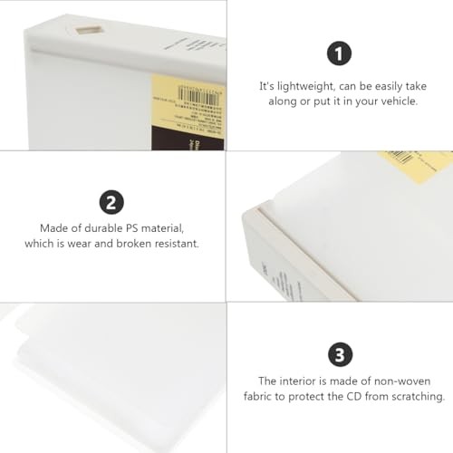 CD/DVD Case 24 Capacity CD Storage Holder Portable Disc Storage Bag DVD