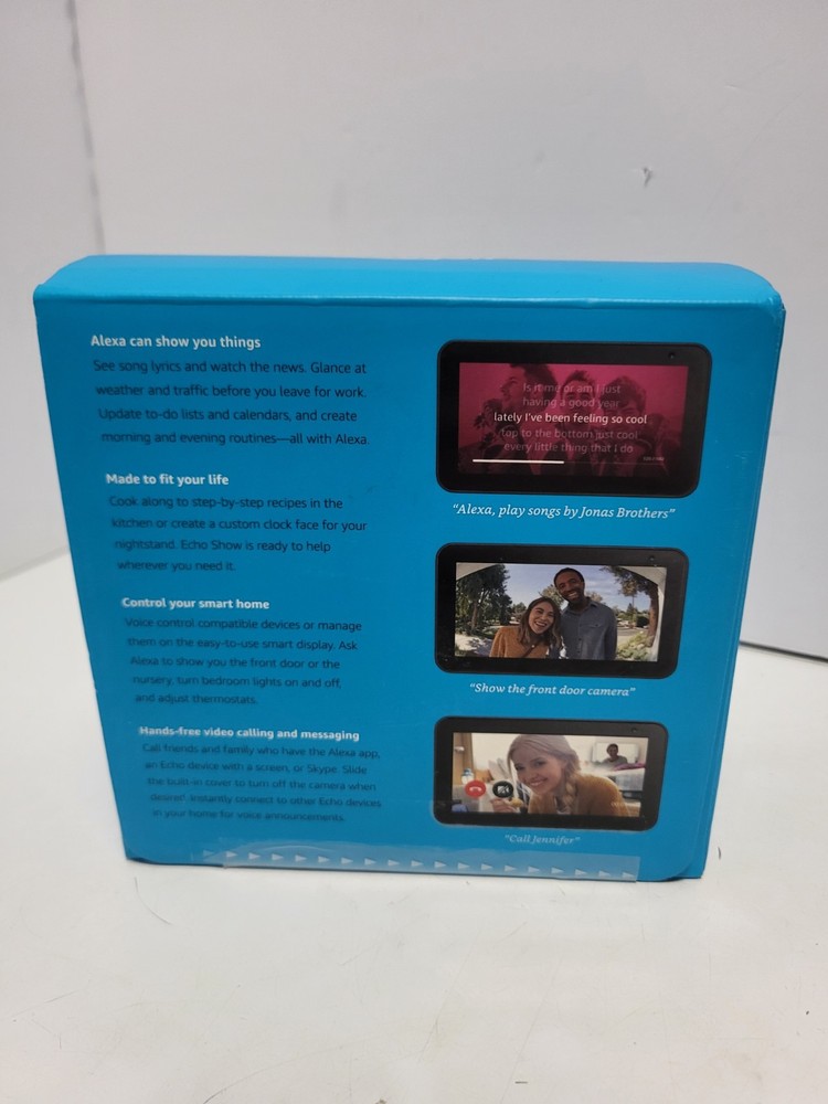 Amazon-Echo Show 5-Charcoal-1st Generation New Sealed