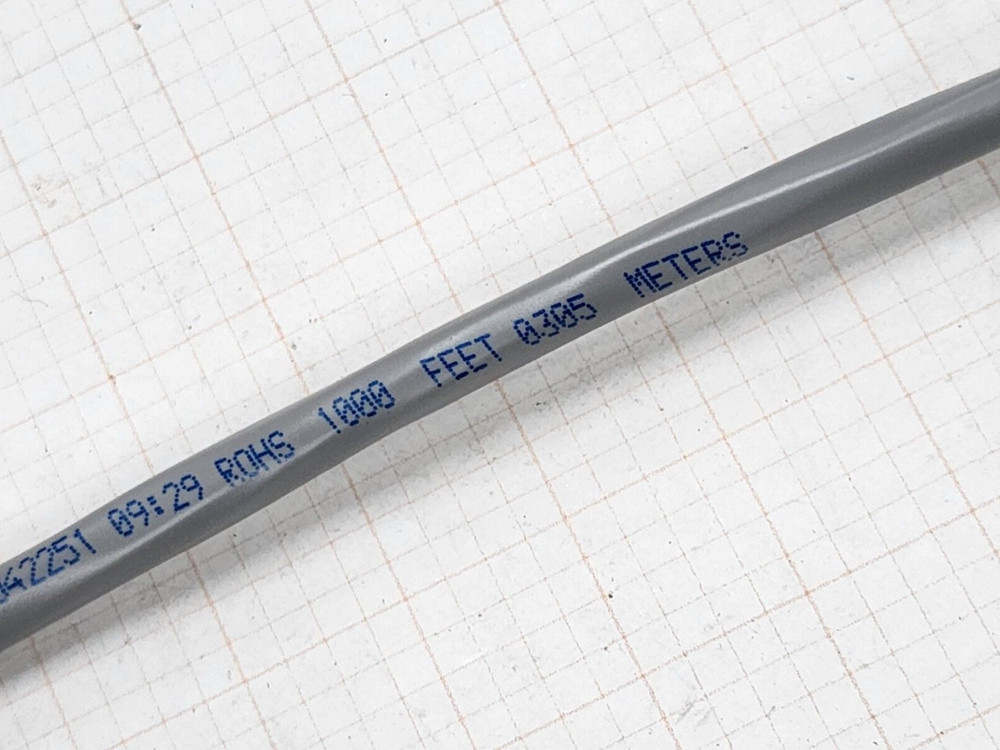 Belden Wire 5202FE 16/4C Shielded Audio/Security/Alarm Cable Riser Gray /50ft