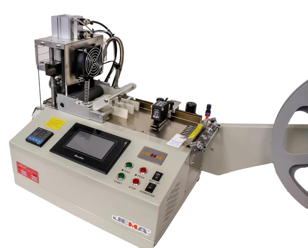 JM-120PHXS NEW GENERATION PENUMATIC LABEL HOT ANGLE CUTTING MACHINE