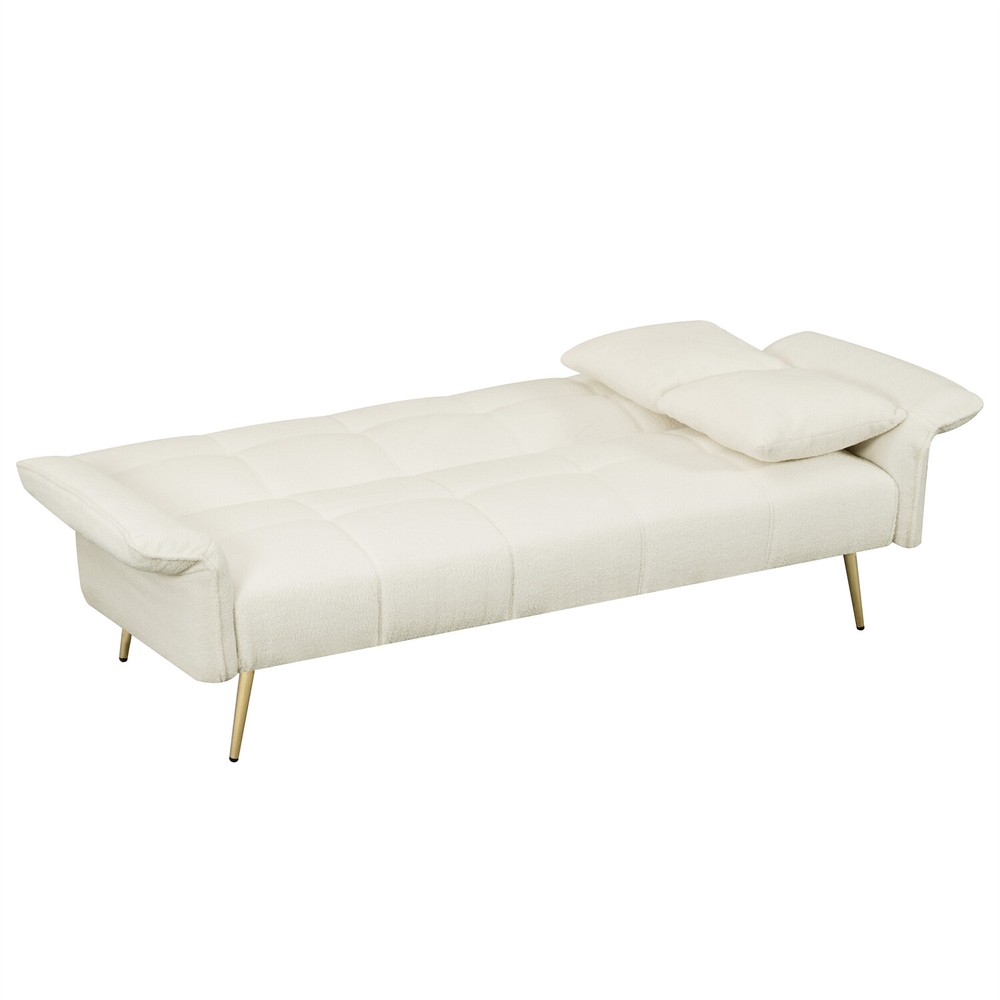 Convertible Sleeper Sofa Bed Couch Futon Sofa Bed Folding Recliner Sofa US
