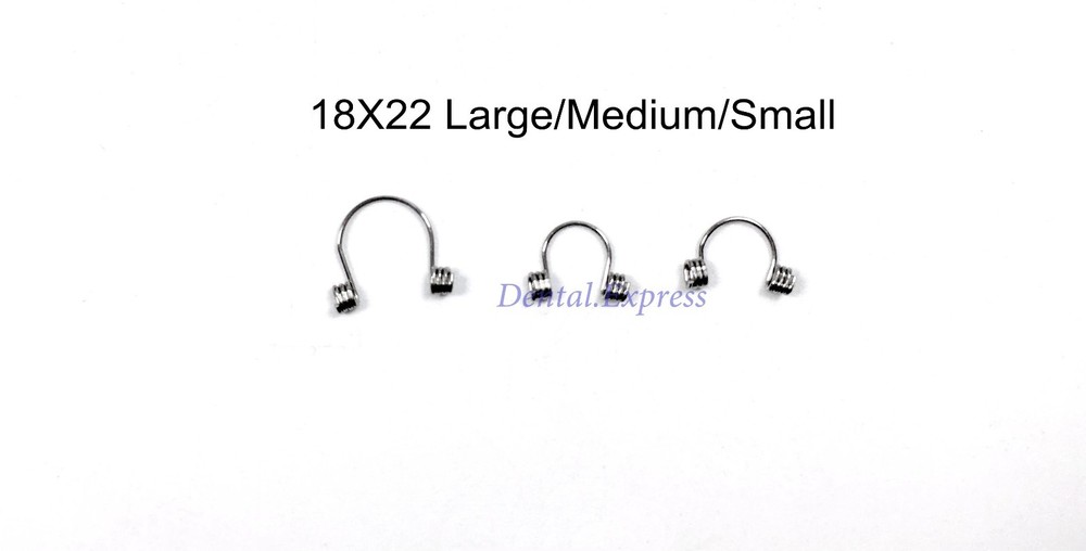 100 Dental Ortho Torquing Torque Spring Single Anterior Teeth Rectangular Wire