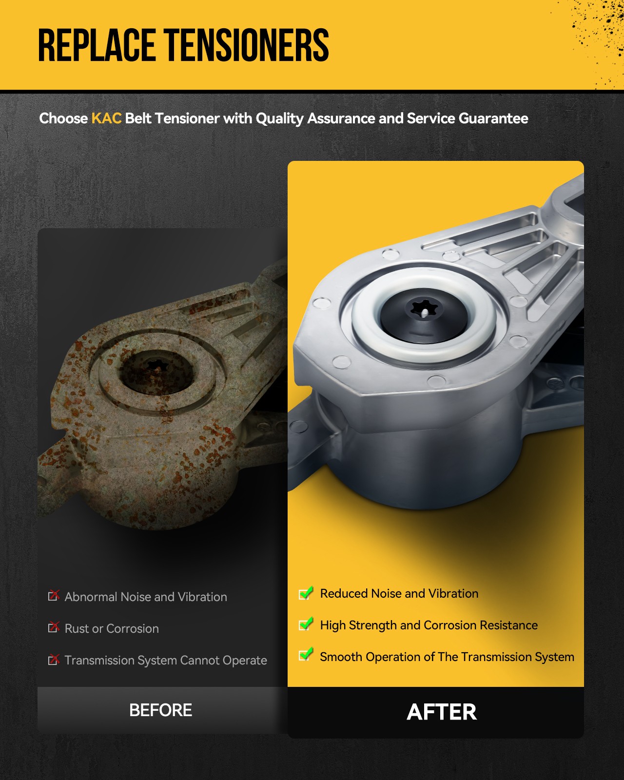 Belt Tensioner w/ Pulley For 92-2003 Dodge Dakota V6 3.9L 53010158AB 89215