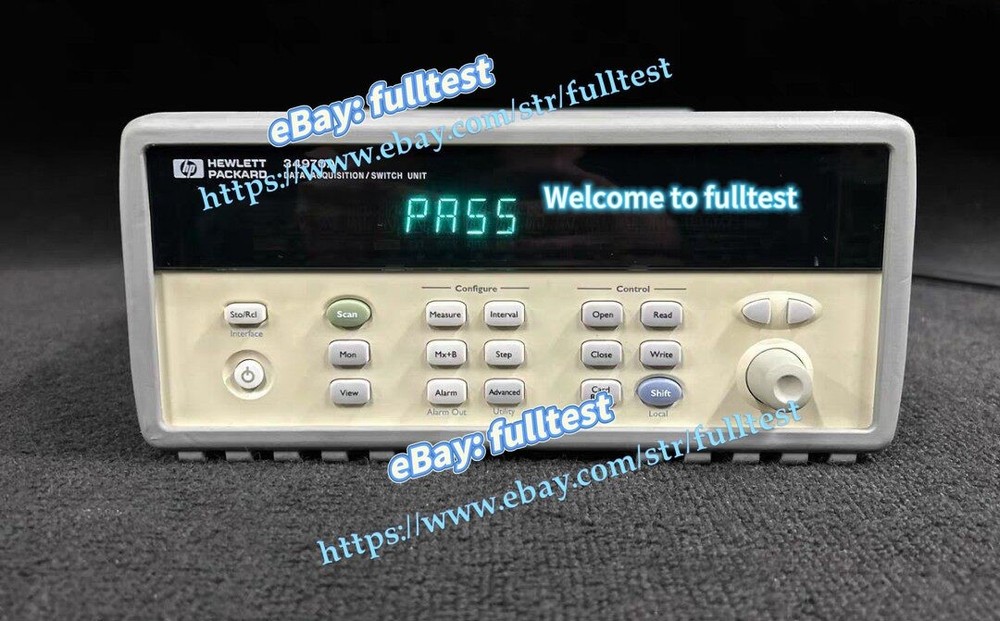 Keysight Agilent 34970A Data Acquisition Switch -fulltest