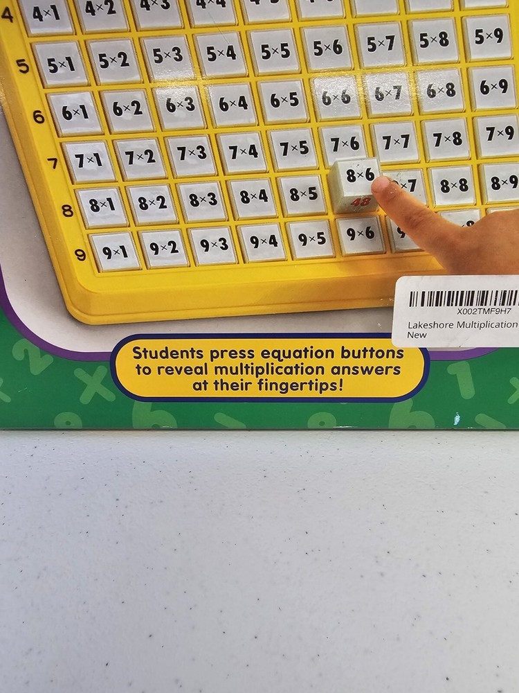 MULTIPLICATION MACHINE Teaching MATH Homeschool Educational Learning Lakeshore