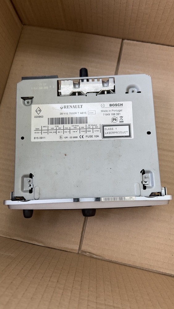 Renault megane mk3 sat nav 2011 Head Unit Display Screen Multimedia Controller