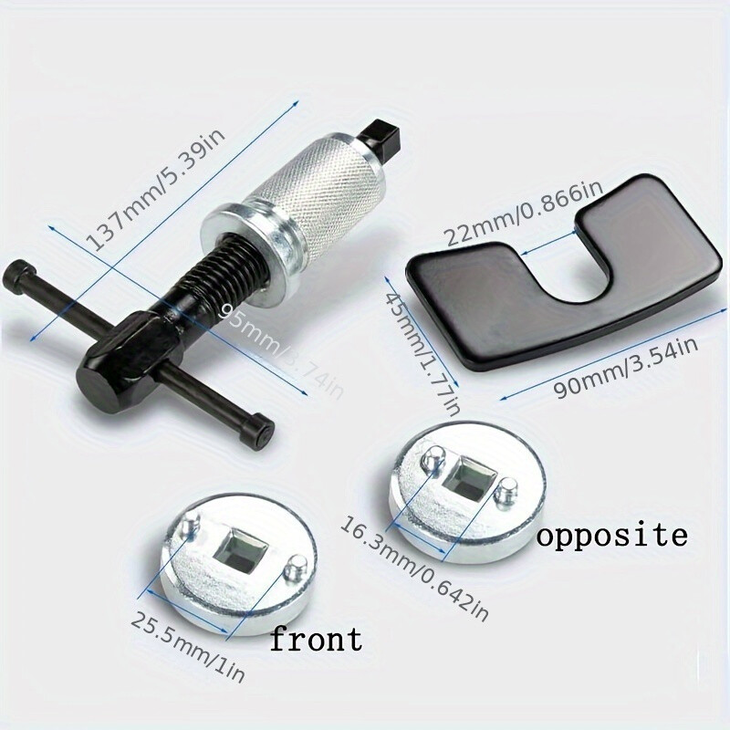 For All Vehicles Brake Pads 3pcs Adjustment Tool Set Replacement Kit