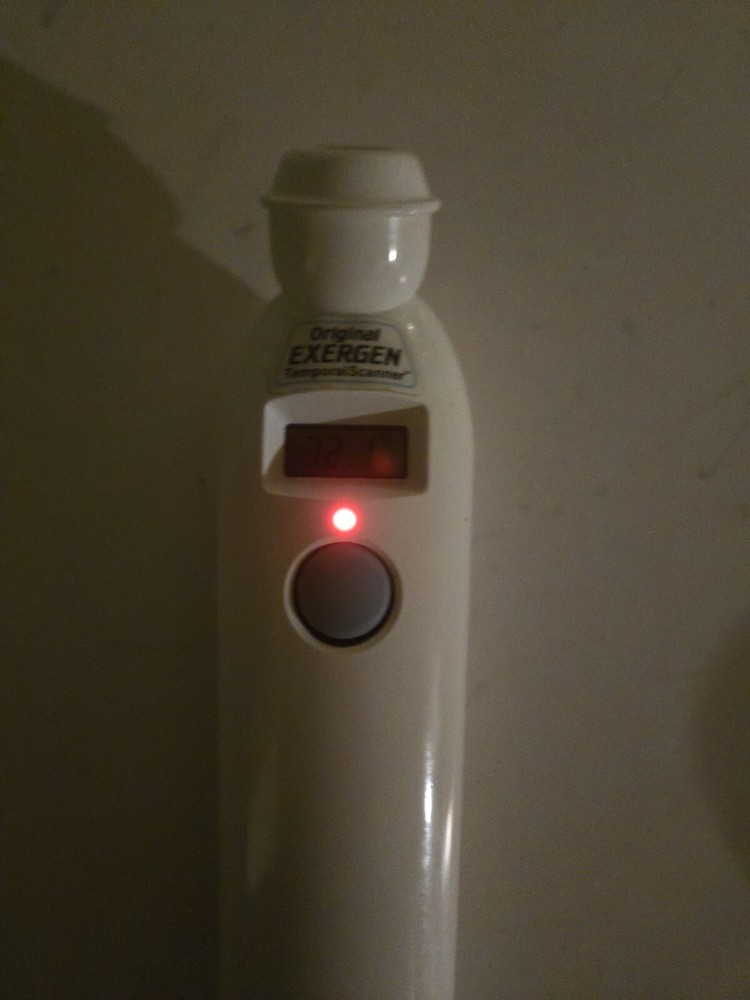 Original Exergen Temporal Scanner Thermometer TAT-2000C Tested