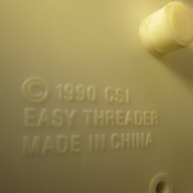 Vintage Easy Threader ©1990 CSI Needle Threader, Instructions, Original Box