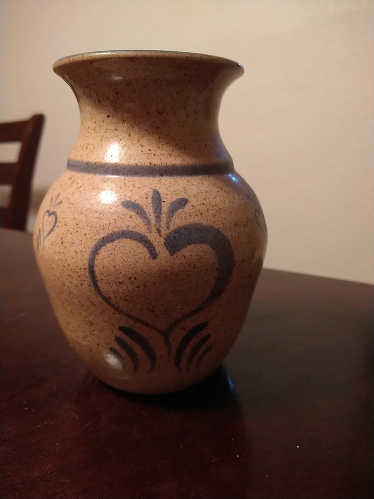 Hand-painted Ceramic Vase 6 1/2"
