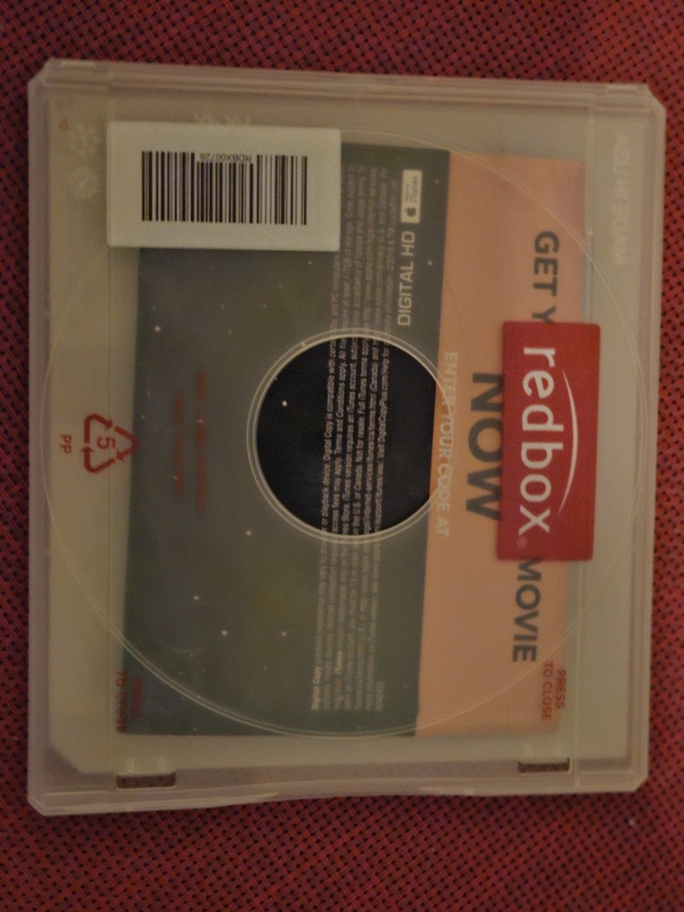 STAR WARS Force Awakens Code + Redbox DVD Disc Case Hard Plastic Sleeve RARE📽🟥
