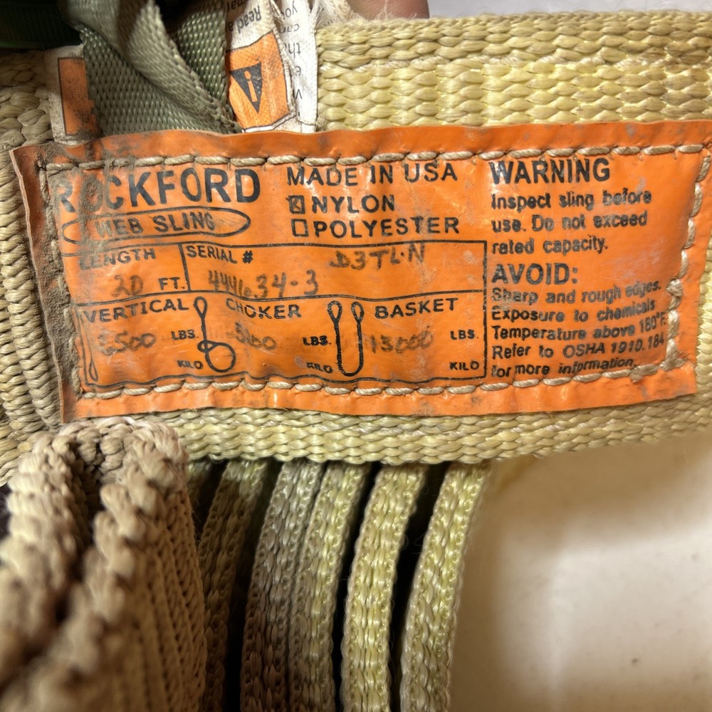 Crane Strap Lot