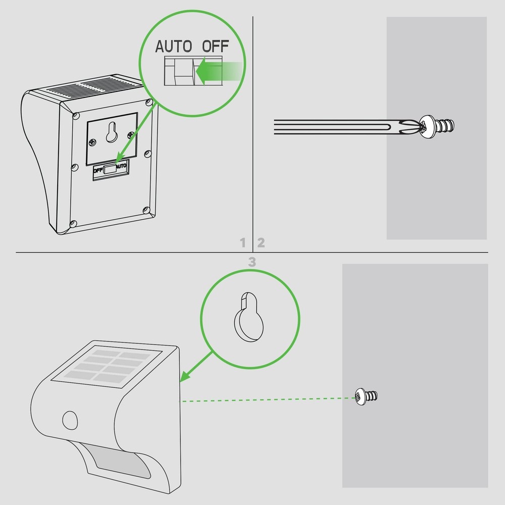 Classy Caps SL133 Solar Motion Sensor Deck & Wall Light, White