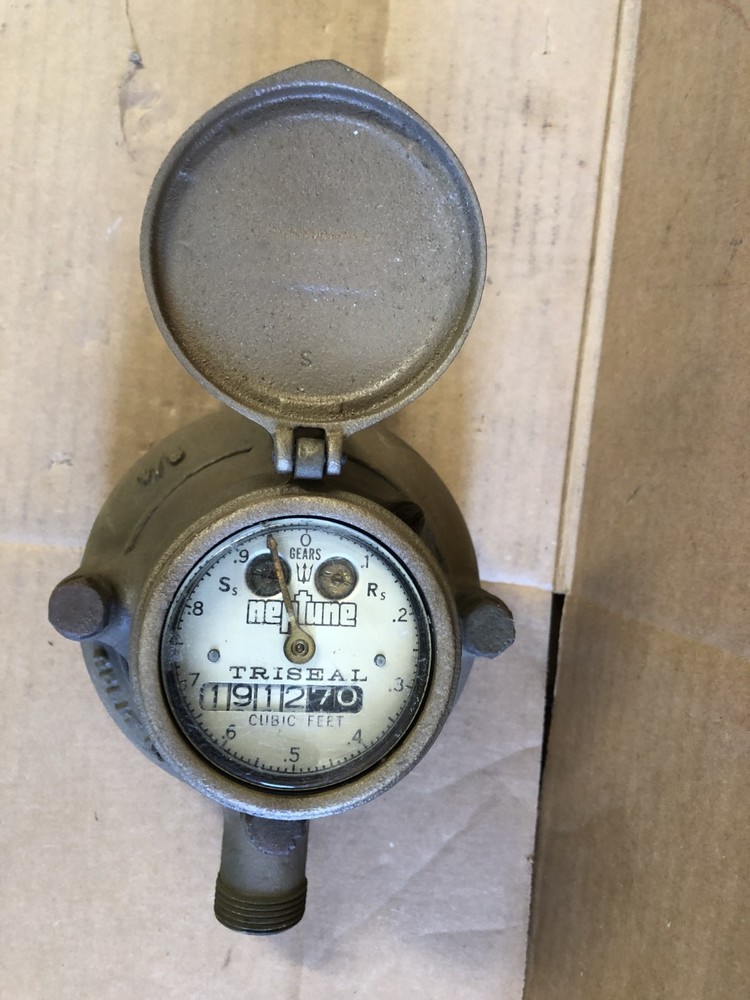 Vintage Neptune Trident Water Meter 3/4"