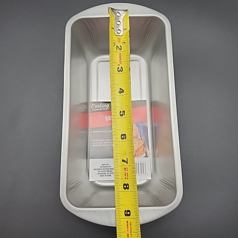 (2) Cooking Concepts Baking Meatloaf Bread Loaf Pans