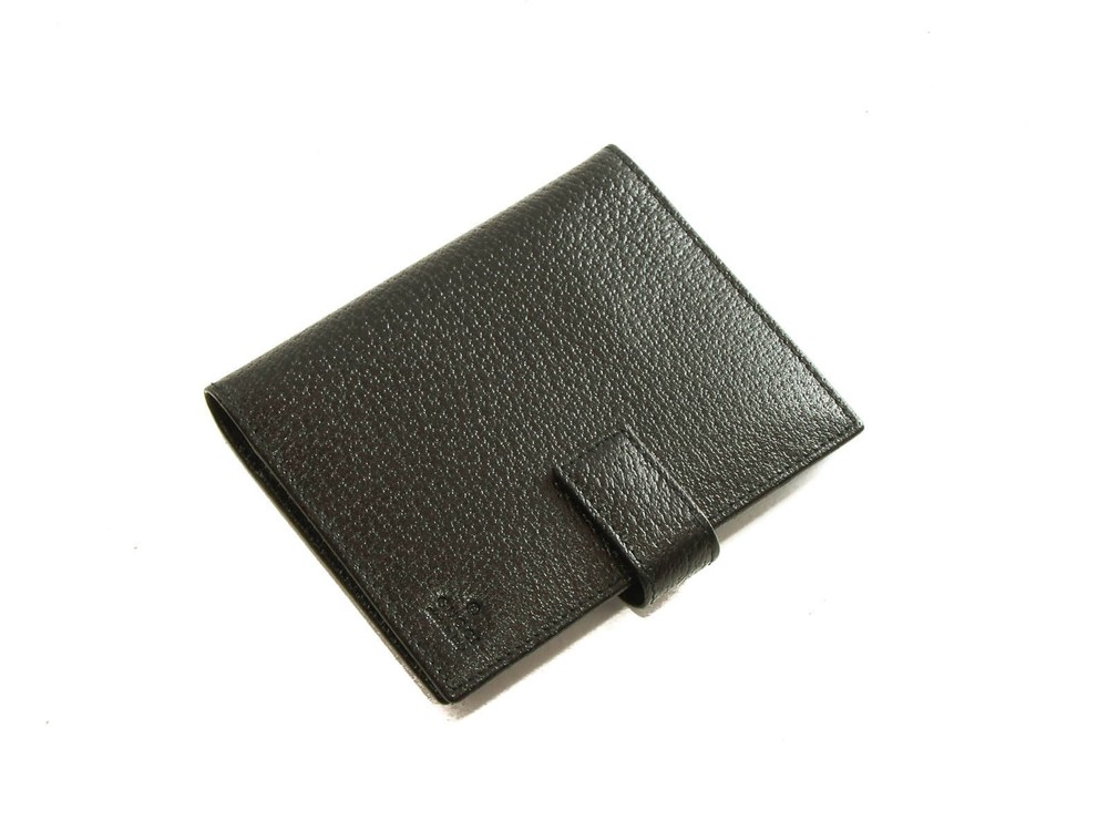 Authentic Gucci Black Leather Agenda Notebook